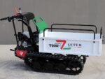 brouette à chenilles seven italy t500h gx e benne extensible charge 500 kg