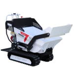 brouette à chenilles seven italy th500c gx 200 benne dumper hydraulique 500 kg avec pelle