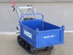 brouette à moteur à chenilles bullmach helios 320 f avec ridelles ouvrables charge 320 kg