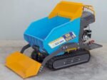 brouette motorisée euromech em500h dump & shovel benne dumper hydraulique 500 kg avec pelle
