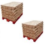 Bûches compressées jour - 1080 bûches - 100% écologique - Fabrication locale - Bois 100% français