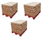 Bûches compressées jour - 1620 bûches - 100% écologique - Fabrication locale - Bois 100% français