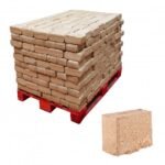 Bûches compressées jour - 540 bûches - 100% écologique - Fabrication locale - Bois 100% français