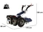 bullmach chimera 400b motoculteur à essence 420cc 15 cv
