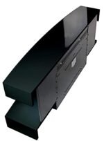 Chemin’Arte - Cheminée Électrique LEDs Effet Flammes Murale Design Lounge 120 cm - Noire - Conçue en France - Garantie 2 Ans – Image 2