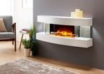 Chemin’Arte - Cheminée Électrique Murale Design Lounge 120 cm - Blanche - Conçue en France - Garantie 2 Ans – Image 4
