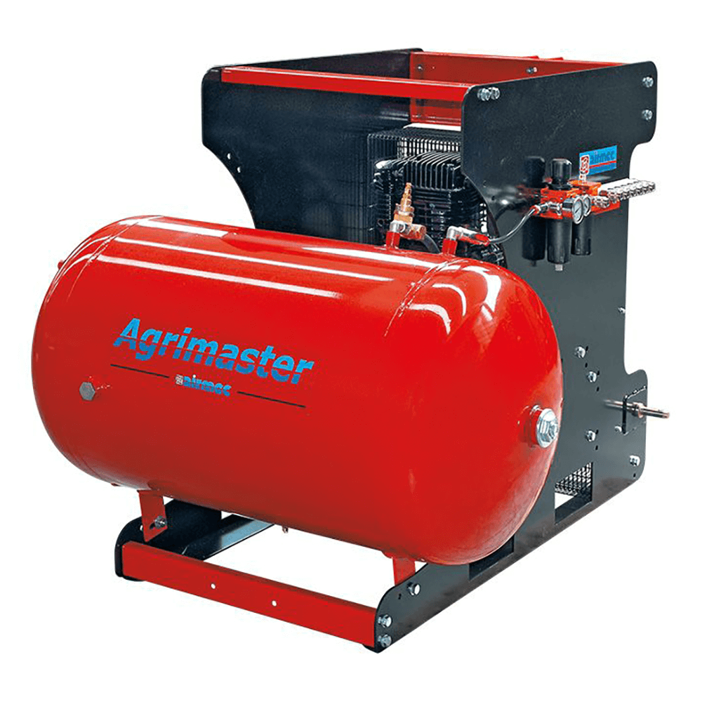 compresseur à tracteur airmec agrimaster 650/270 avec réservoir 270 l