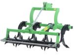 décompacteur agricole seven italy big à 4 dents 160 cm rouleau mécanique