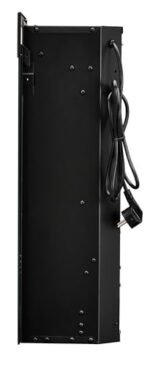 Dimplex XHD 28 Inch Electric Fireplace - Wall Mounted Fireplace with Heating - 1400W - Flame Effect LED Optiflame - Activable Heating - Remote Control Included – Image 2