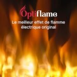 Dimplex XHD 28 Inch Electric Fireplace - Wall Mounted Fireplace with Heating - 1400W - Flame Effect LED Optiflame - Activable Heating - Remote Control Included – Image 6