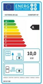 EEK A Victoria Comfort KF Poêle à feu avec compartiment à pâtisserie 10 kW – Image 5