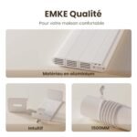 EMKE Chauffage Électrique Mural, Radiateur Électrique 1000 Watt, Chauffage d'Appoint, Fonction APP WiFi, Chauffage Économe en Énergie, Blanc, Affichage LCD. – Image 4