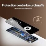 EMKE Chauffage Électrique Mural, Radiateur Électrique 1000 Watt, Chauffage d'Appoint, Fonction APP WiFi, Chauffage Économe en Énergie, Blanc, Affichage LCD. – Image 5