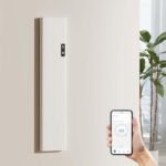 EMKE Chauffage Électrique Mural, Radiateur Électrique 1000 Watt, Chauffage d'Appoint, Fonction APP WiFi, Chauffage Économe en Énergie, Blanc, Affichage LCD. – Image 6