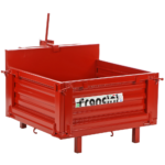 francini p 100 benne de chargement pour tracteur basculante 3 ridelles ouvrables