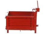 francini p 100 benne de chargement pour tracteur basculante 3 ridelles ouvrables