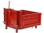 francini p 100 benne de chargement pour tracteur basculante 3 ridelles ouvrables