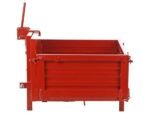 francini p 100 benne de chargement pour tracteur basculante 3 ridelles ouvrables