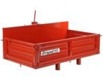 francini p 130 benne de chargement pour tracteur basculante 3 ridelles ouvrables