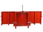 francini p 130 benne de chargement pour tracteur basculante 3 ridelles ouvrables