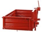 francini p 170 benne de transport pour tracteur basculante 3 ridelles ouvrables