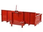 francini p 170 benne de transport pour tracteur basculante 3 ridelles ouvrables