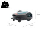 gardena sileno life 1500 set smart robot tondeuse largeur de coupe 22 cm gestion via gardena smart app