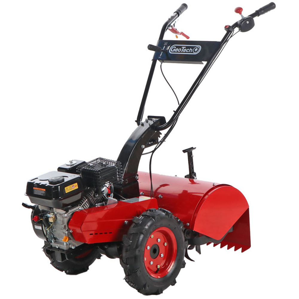geotech mct 550 motoculteur à essence ducar dh212 fraise réversible 7 cv