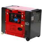 geotech pro dgp8000se 3 groupe électrogène 6 kw triphasé diesel insonorisé dém. électrique