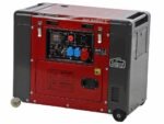 geotech pro dgp8000se 3 groupe électrogène 6 kw triphasé diesel insonorisé dém. électrique