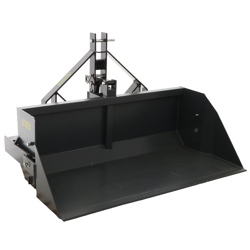 godet arrière pour tracteur blackstone b pal 180 avec lame de 180 cm charge 700kg