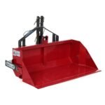 godet arrière pour tracteur geotech de 160 cm série médium lourde capacité charge 700 kg