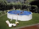 gre fidji ovale 610x375x120cm piscine hors sol en acier