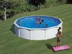 gre fidji ronde Ø550 x 120 cm piscine hors sol en acier