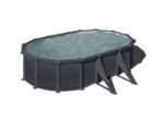 gre granada ovale 500x300x132cm piscine hors sol en acier