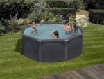 gre kea ronde Ø300 x 120 cm piscine hors sol en acier