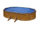 gre pacific ovale 610 x 375 x 120 cm piscine hors sol en acier