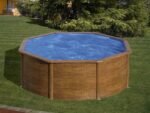 gre pacific ronde Ø300 x 120 cm piscine hors sol en acier