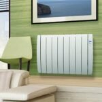 Haverland RC8TTS Inerzia - Radiateur électrique pierre naturelle à haute inertie 1200 W, indicateur de consommation, utilisation 1-6h/jour, +/- 12-19 m², Blanc – Image 2