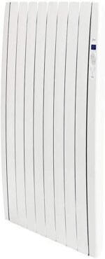 Haverland RC8TTS Inerzia - Radiateur électrique pierre naturelle à haute inertie 1200 W, indicateur de consommation, utilisation 1-6h/jour, +/- 12-19 m², Blanc