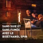 höfats - Spin 120 Or - Feu de Table pour l'intérieur et l'extérieur - Cheminée de Table, photophore, Torche de Jardin et cheminée au bioéthanol en Acier Inoxydable – Image 5