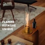 höfats - Spin 120 Or - Feu de Table pour l'intérieur et l'extérieur - Cheminée de Table, photophore, Torche de Jardin et cheminée au bioéthanol en Acier Inoxydable – Image 6