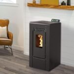 INTERSTOVES - Pack INTERSTOVES Poêle à granules GIOIA 9 Etanche + Kit Conduit Ventouse (sortie façade) - Noir – Image 6