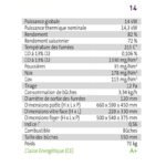 INTERSTOVES - Poêle à bois Alessia 14 | Bûches 55CM - Noir – Image 3