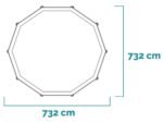 intex ultra xtr frame 26340np Ø732x132 cm piscine ronde