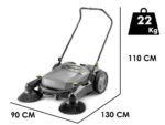 karcher pro km 70/20 c 2sb balayeuse manuelle à poussée avec bac de ramassage