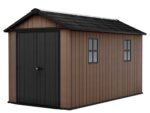 keter newton plus 7513/1375 abri de jardin avec double porte et fenêtres 230 x 413 x 246 cm