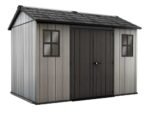 keter oakland 1175 abri de jardin avec fenêtres frontales 350x229x254 cm