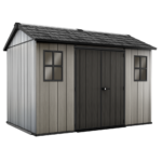 keter oakland 1175 abri de jardin avec fenêtres frontales 350x229x254 cm