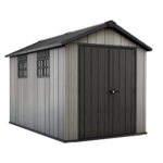 keter oakland 7511 abri de jardin avec porte à double battant et fenêtres 230x350x242 cm
